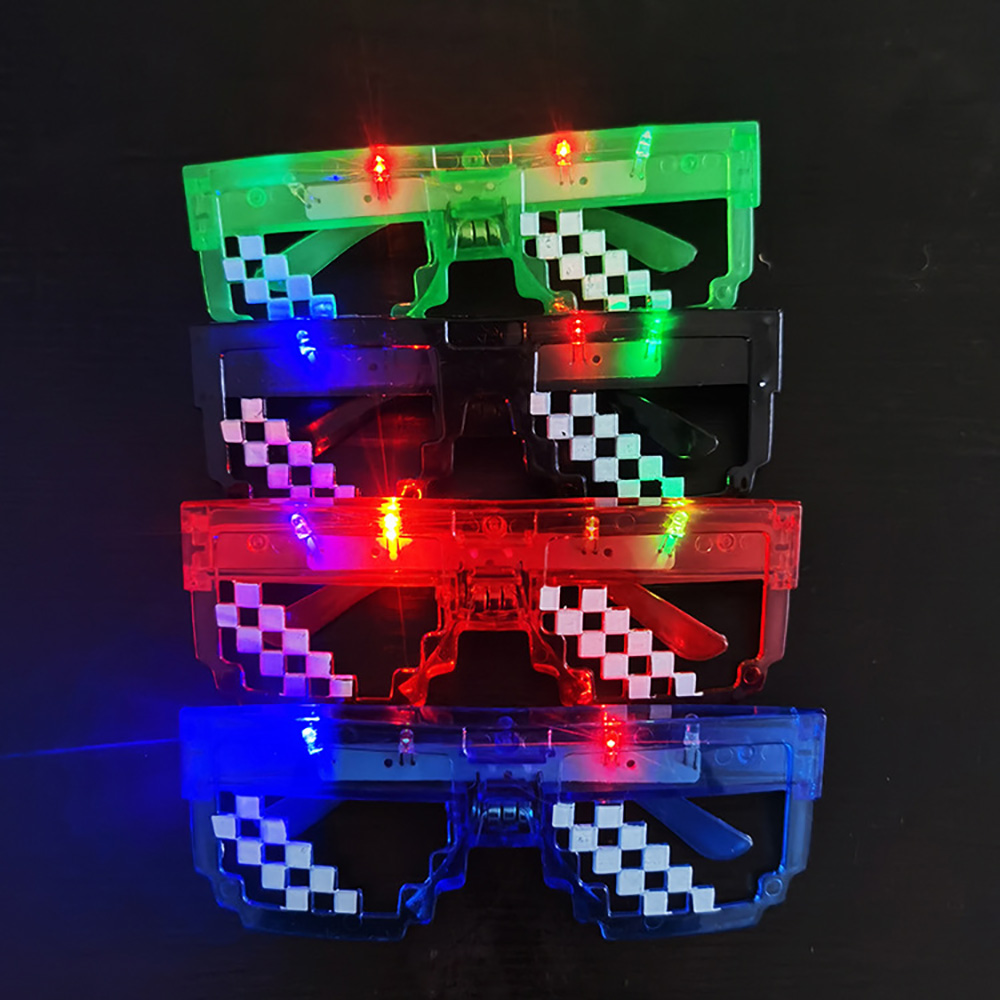 Wedding Supply Bulk - Gafas de mosaico LED 10/20/30, gafas