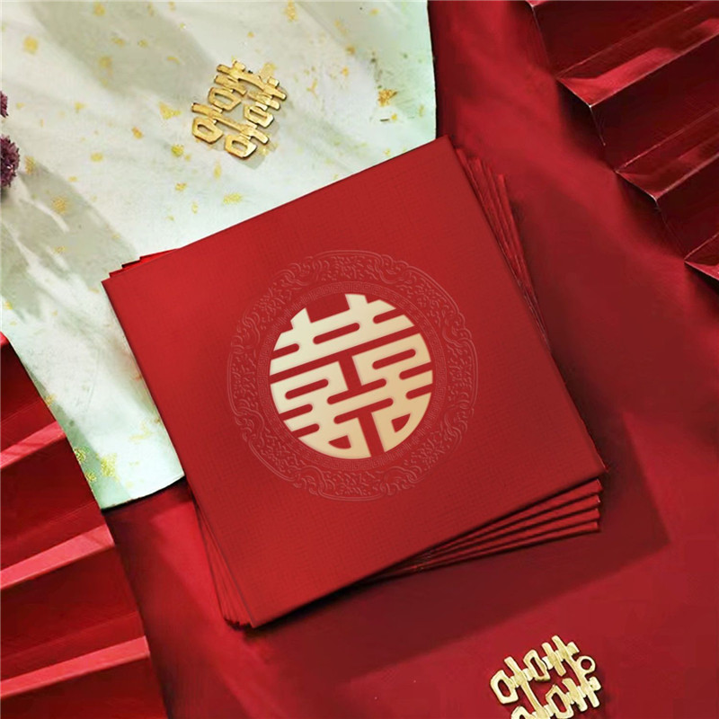 Wedding Envelopes - Sobre rojo de HongBao para boda,