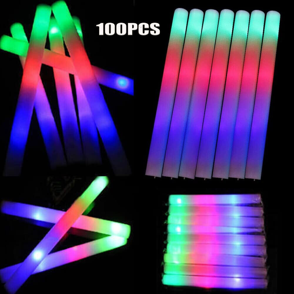 Wedding Supply Bulk - Paquete de 100 Barras Luminosas LED