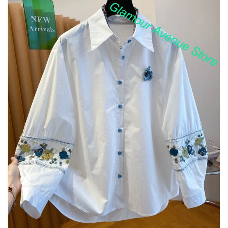 Good Floral & Wedding Decor Supply - Camisa blanca de lujo, de alta