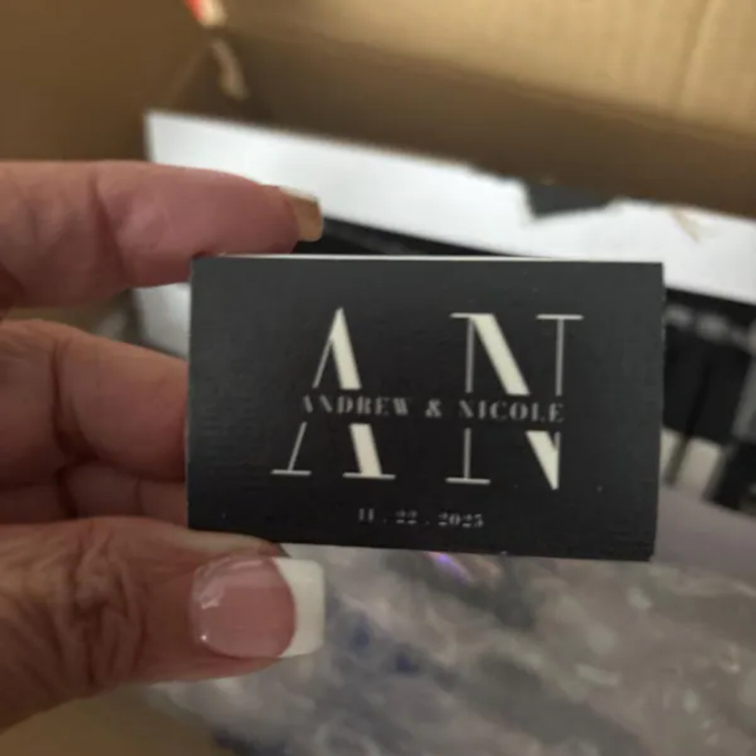 Cajas de cerillas personalizad - Wedding Supply Bulk reseña y precio
