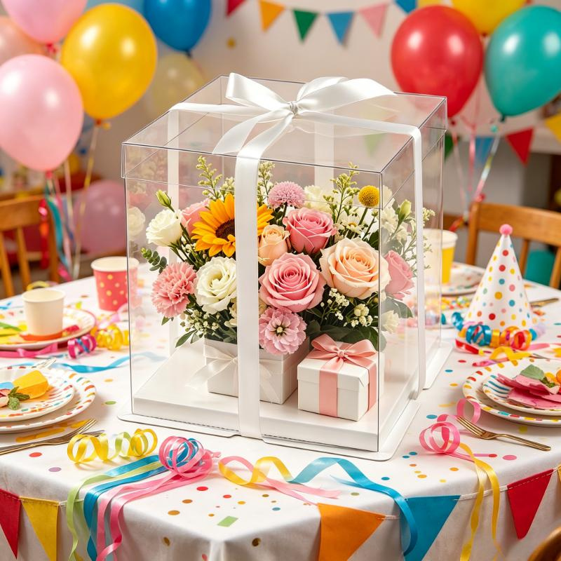 Cajas Transparentes para Paste - Wedding Cake Supply reseña y precio