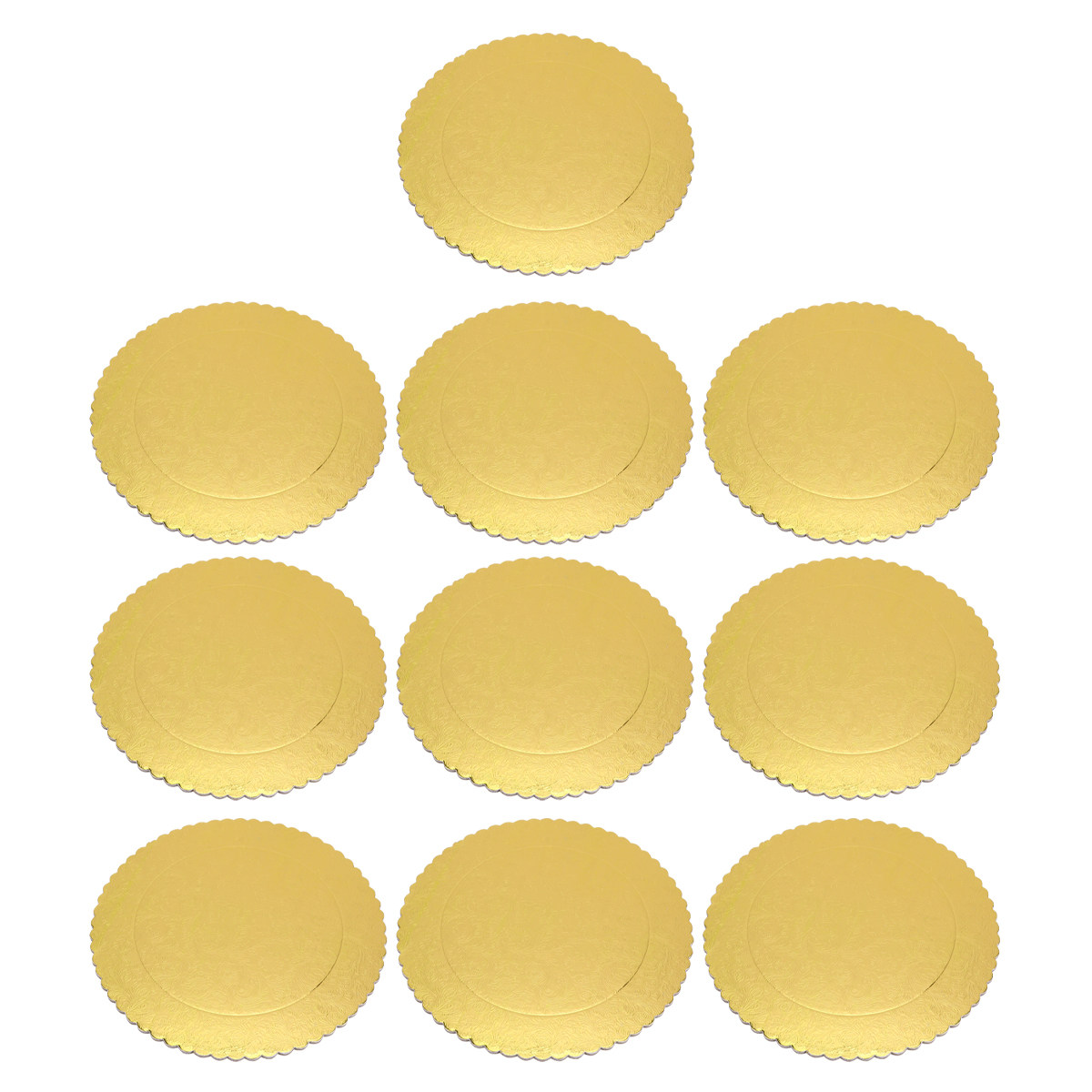 10 Platos Redondos de Cartón p - Wedding Cake Supply reseña y precio