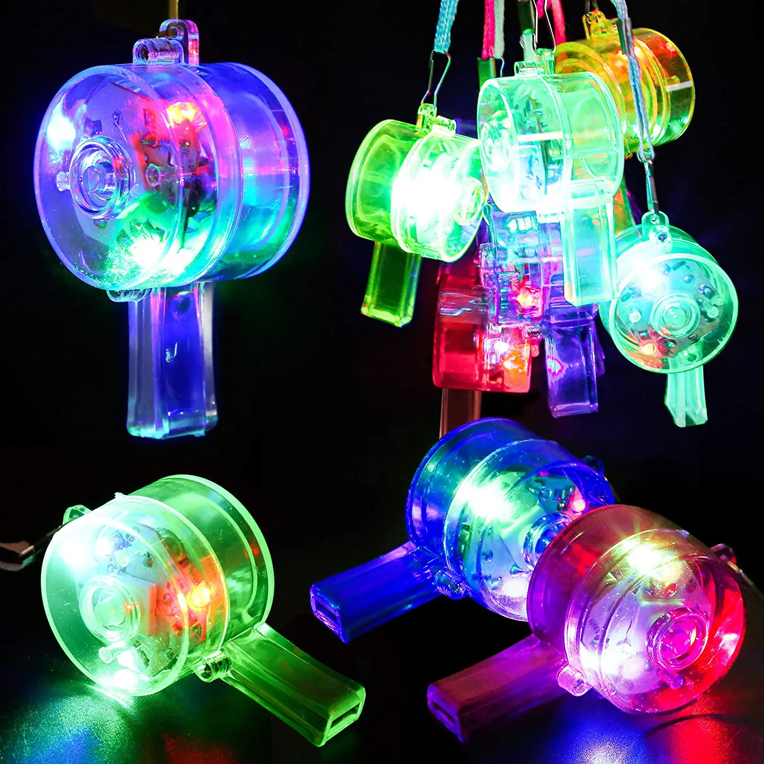 Silbatos LED luminosos, silbat - Wedding Supply Bulk reseña y precio