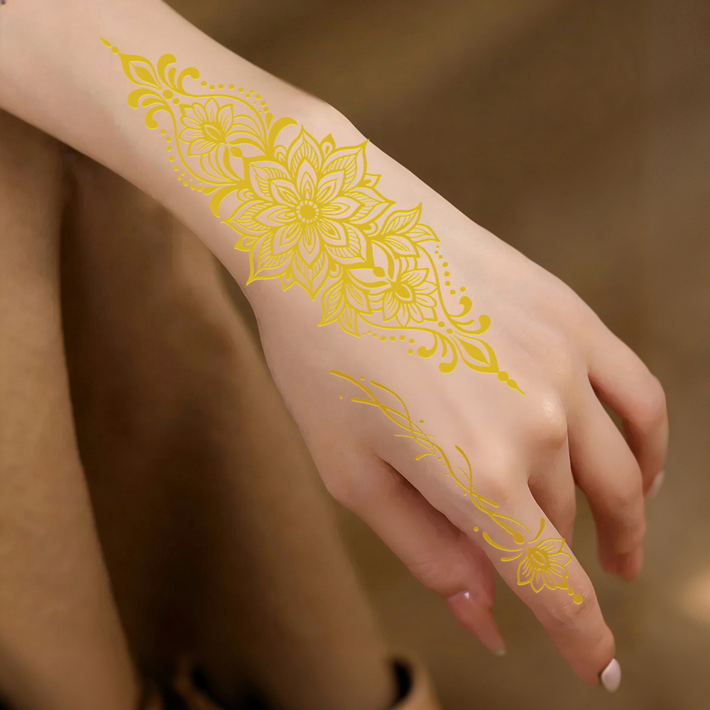 1 pieza de pegatinas de tatuaj - Wedding Sutra reseña y precio