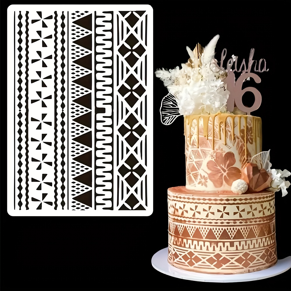 1 plantilla floral para pastel - Wedding Cake Supply reseña y precio