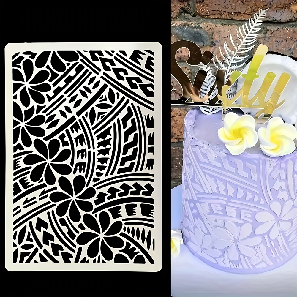 1 plantilla floral para pastel - Wedding Cake Supply reseña y precio